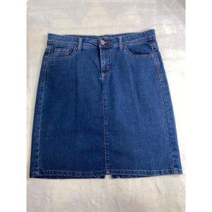 Vintage Ladies Wrangler Denim Skirt Size 10